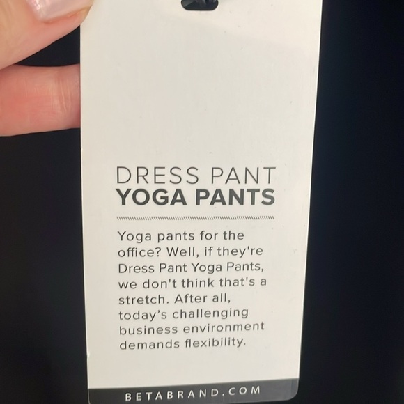 Betabrand NWT Dress Yoga Pant Black size XL petite - Picture 5 of 7